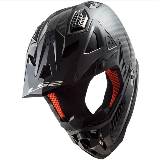 LS2 MOTOKROSOVÁ HELMA MX703 X-FORCE SOLID CARBON