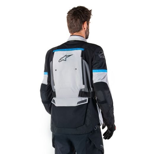BUNDA BOGOTA PRO DRYSTAR, ALPINESTARS (ŠEDÁ/ČERNÁ/MODRÁ) 2025