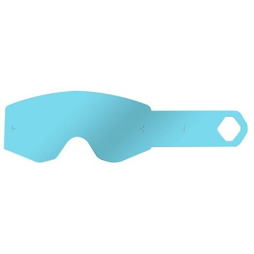 STRHÁVACÍ SLÍDY PLEXI PRO BRÝLE FLY RACING MODELY DO 2018, Q-TECH (50 VRSTEV V BALENÍ, ČIRÉ)