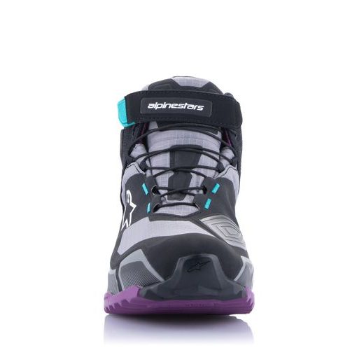 BOTY STELLA CR-X DRYSTAR, ALPINESTARS, DÁMSKÉ (ČERNÁ/ŠEDÁ/FIALOVÁ/TYRKYSOVÁ) 2024