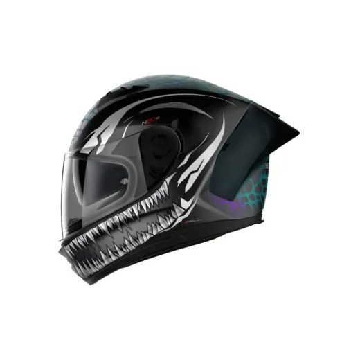 NOLAN INTEGRÁLNÍ MOTO PŘILBA N60-6 ANCHOR 24  ČERNÁ ZELENÁ