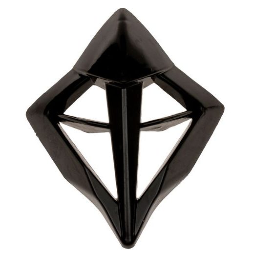 ČELNÍ KRYT VENTILACE PŘILBY X1.9 A X1.9D, ZED (ČERNÝ)