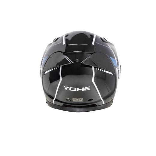 MOTO HELMA YOHE FG102 ENDURO DOUBLE VISOR ČERNÁ/BÍLÁ/MODRÁ