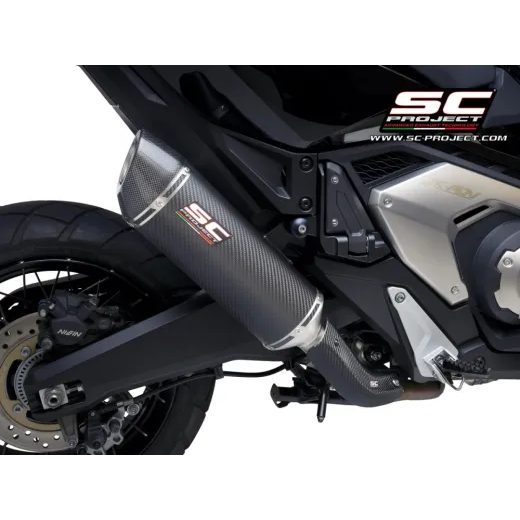 SC-PROJECT OVÁLNÝ KARBONOVÝ VÝFUK HONDA X-ADV 750 2021-