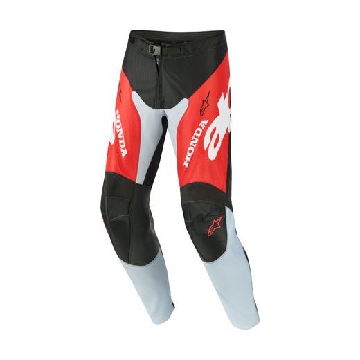 KALHOTY RACER VEIL HONDA KOLEKCE, ALPINESTARS (ČERNÁ/ŠEDÁ/ČERVENÁ/ŽLUTÁ) 2026