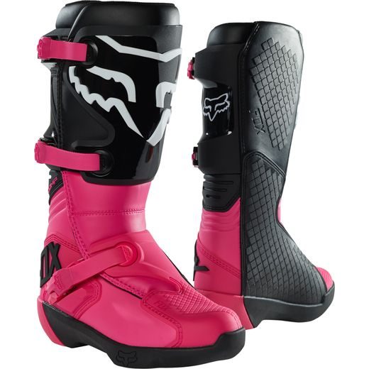 FOX WMNS COMP BOOT - BUCKLE - BLACK/PINK MX23