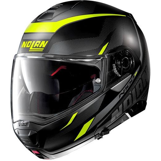 PŘILBA NOLAN N100-5 LUMIÉRE VÝKLOPNÁ N-COM FLAT BLACK 37