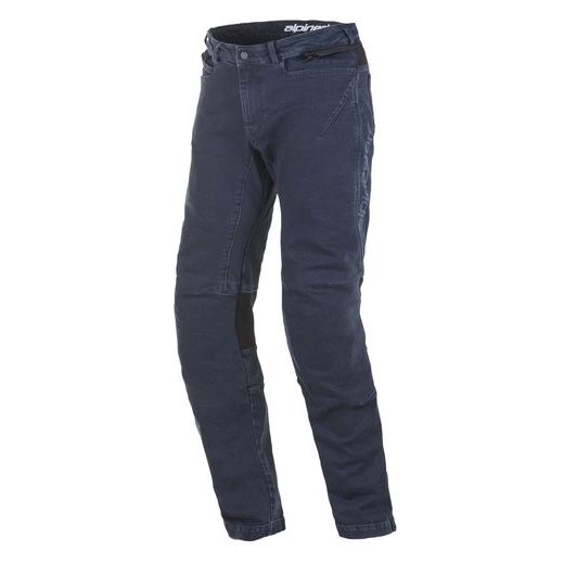 KALHOTY, JEANSY COMPASS PRO RIDING, ALPINESTARS (TMAVÁ MODRÁ)