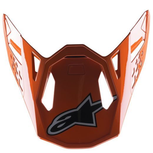 ALPINESTARS KŠILT PRO HELMY SUPERTECH S-M8 FACTORY (TMAVÁ MODRÁ/ORANŽOVÁ/ŽLUTÁ FLUO LESKLÁ)