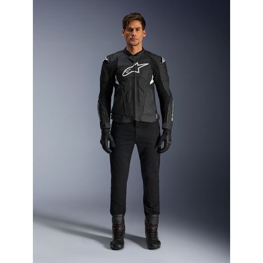 BUNDA DUSK, ALPINESTARS (ČERNÁ/BÍLÁ) 2025