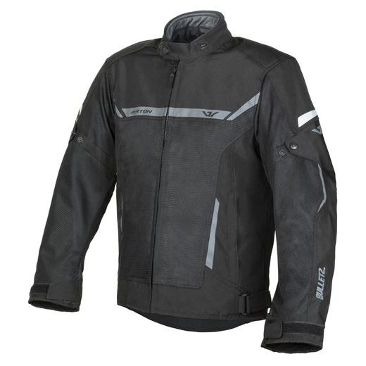 BUNDA BULLET II FLOW, AYRTON (ČERNÁ/TMAVĚ ŠEDÁ)