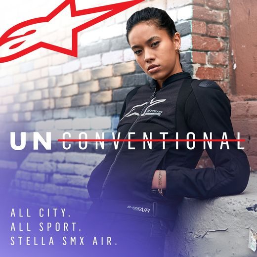 BUNDA STELLA SMX AIR, ALPINESTARS, DÁMSKÁ (ČERNÁ)