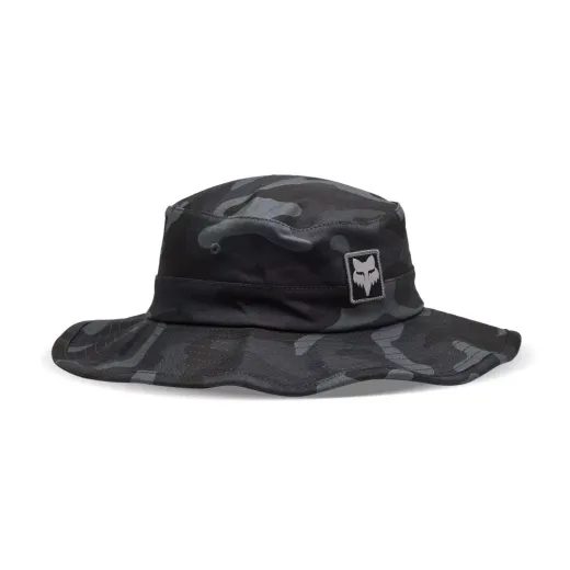 FOX BASE OVER SUN HAT - BLACK CAMO