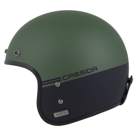 PŘILBA ESO SUPER HOOLIGAN, CASSIDA (ČERNÁ MATNÁ/METALICKÁ ZELENÁ) 2024