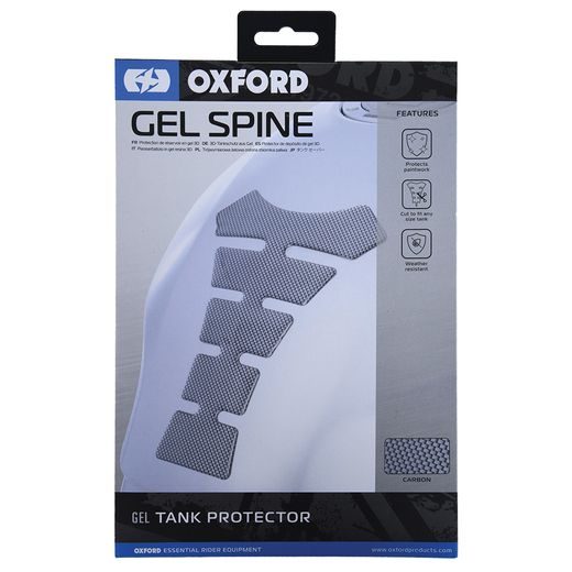 PROTEKTOR NÁDRŽE TANKPAD GEL SPINE CARBON, OXFORD