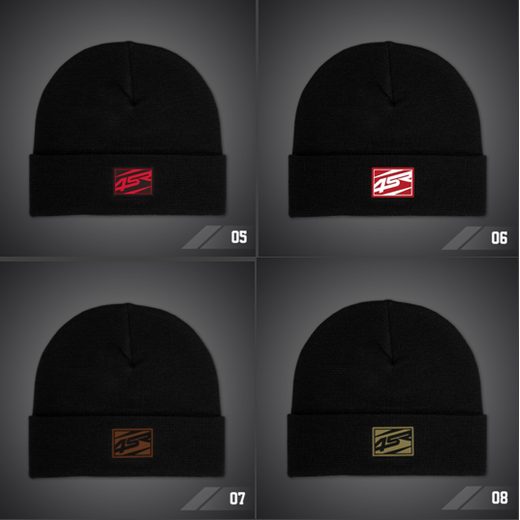 4SR ZIMNÍ ČEPICE LOGO BLACK