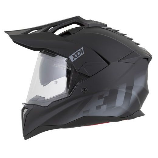 PŘILBA XD1, ZED (ČERNÁ MATNÁ/TMAVĚ ŠEDÁ) 2026