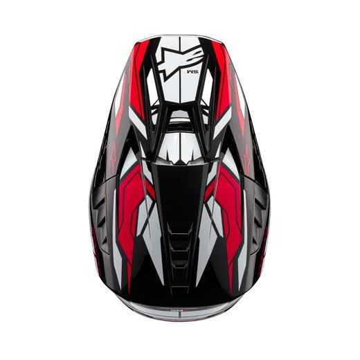 PŘILBA ALPINESTARS S-M5 ACTION 2 (ČERNÁ/BÍLÁ/ČERVENÁ FLUO) 2024