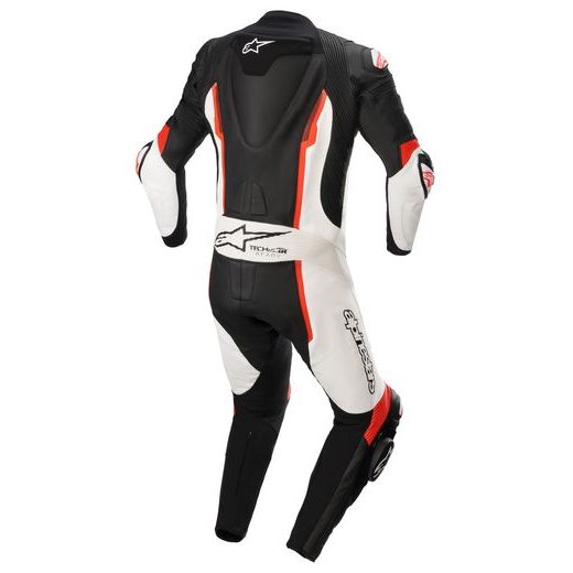 JEDNODÍLNÁ KOMBINÉZA MISSILE 2, TECH-AIR KOMPATIBILNÍ, ALPINESTARS (ČERNÁ/BÍLÁ/ČERVENÁ FLUO)