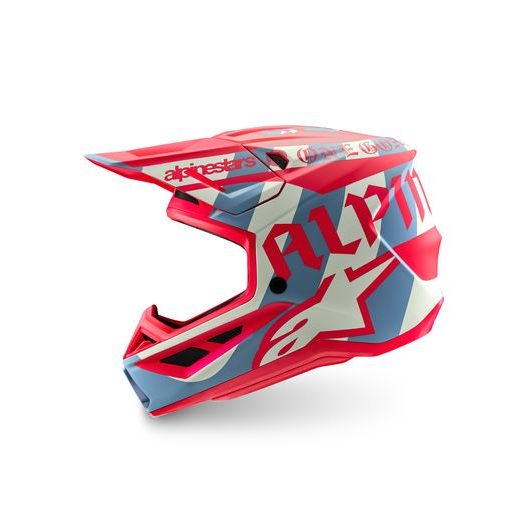 PŘILBA SUPERTECH S-M7 LIMITOVANÁ EDICE BEAST COAST, ALPINESTARS (ŠEDÁ/ČERNÁ/ORANŽOVÁ) 2026