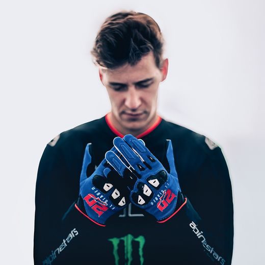 RUKAVICE SP X 1 FQ20 KOLEKCE, ALPINESTARS (MODRÁ/ČERNÁ/ČERVENÁ FLUO) 2026