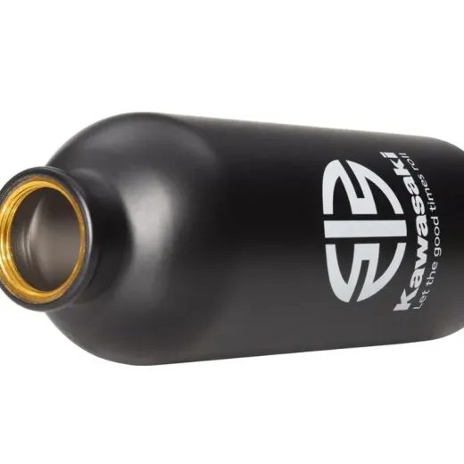 KAWASAKI KOVOVÁ LÁHEV S LOGEM ČERNÁ