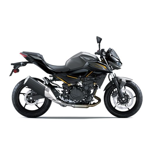 KAWASAKI Z500 MY26 METALLIC MATTE GRAPHENESTEEL GRAY / METALLIC FLAT SPARK BLACK