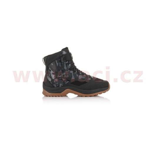 ALPINESTARS BOTY CR-6 DRYSTAR (ČERNÁ/ŠEDÁ MASKÁČOVÁ)