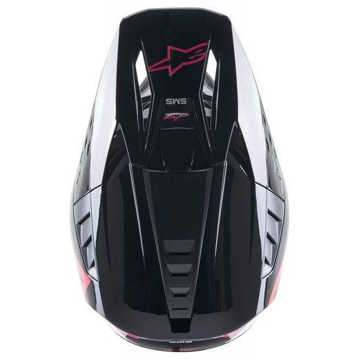 PŘILBA ALPINESTARS S-M5 COMPASS 2023 (ČERNÁ/RŮŽOVÁ)