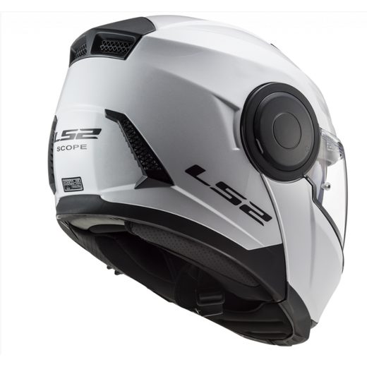 LS2 VÝKLOPNÁ MOTO PŘILBA FF902 SCOPE SOLID WHITE