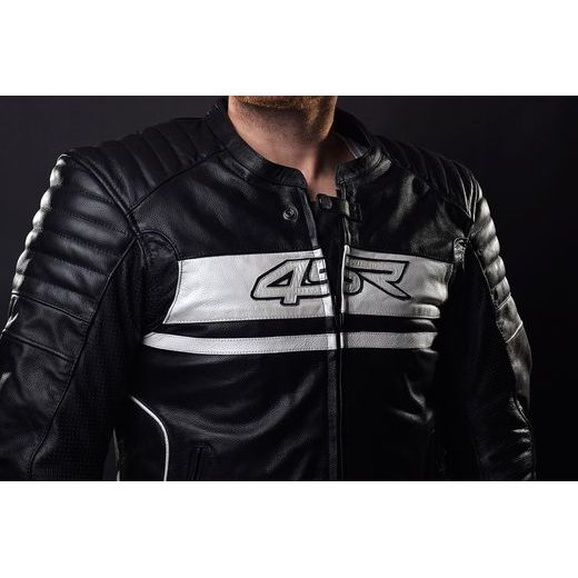 4SR PÁNSKÁ KOŽENÁ MOTO BUNDA ROADSTER II - PEARL WHITE