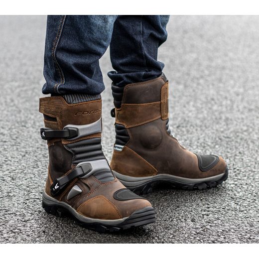 FORMA MOTO BOTY ADVENTURE LOW WATERPROOF HNĚDÉ