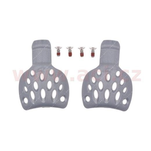 SLIDERY PATY PRO BOTY SUPERTECH R, ALPINESTARS (STŘÍBRNÉ, PÁR)