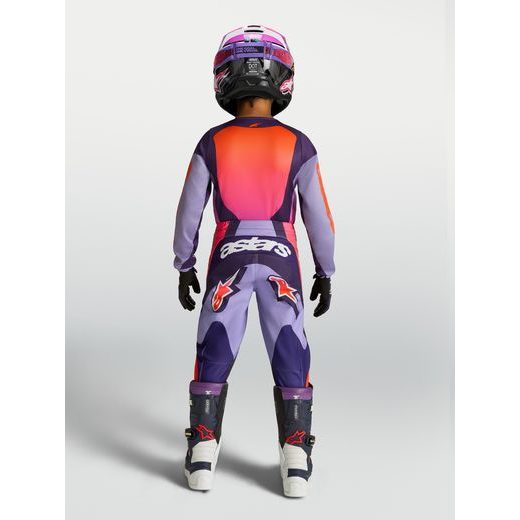 DRES RACER HUNT YOUTH, ALPINESTARS, DĚTSKÉ (SVĚTLE RŮŽOVÁ/FIALOVÁ) 2027