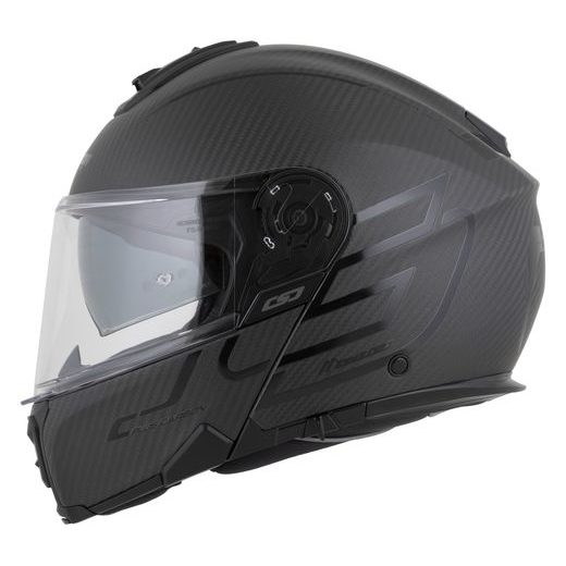 PŘILBA MODULO 2.1 PLUS CARBON BLACKOUT, CASSIDA (CARBON MATNÁ/ČERNÁ) 2026