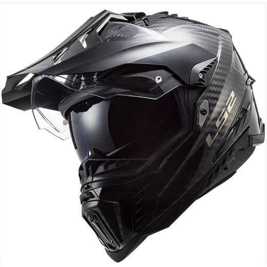 ENDURO HELMA LS2 MX701 EXPLORER C GLOSS CARBON
