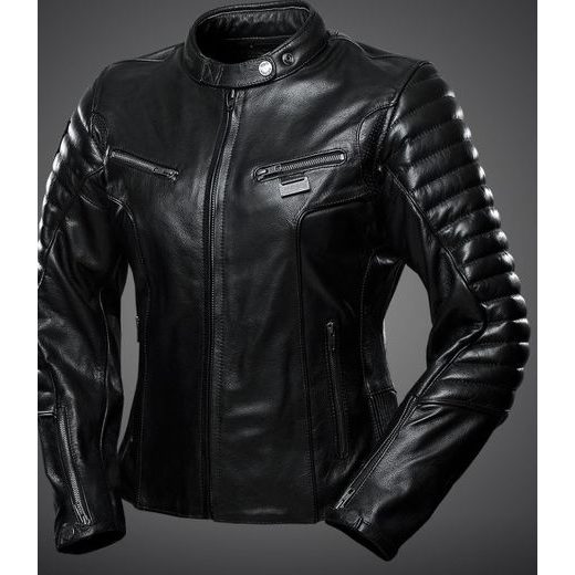 4SR DÁMSKÁ KOŽENÁ MOTO BUNDA B-MONSTER LADY ČERNÁ