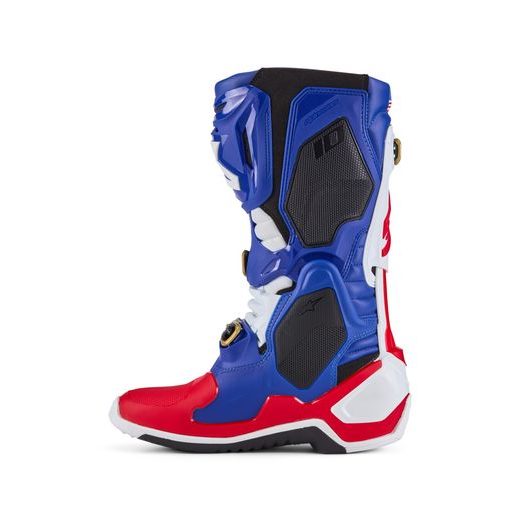 BOTY TECH 10 LIMITOVANÁ EDICE UNION REDBUD MX, ALPINESTARS (ČERVENÁ/MODRÁ/BÍLÁ/ČERNÁ) 2024