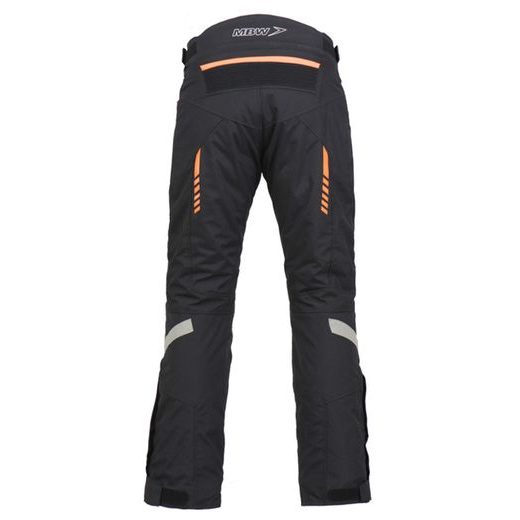 MBW PÁNSKÉ TEXTILNÍ MOTO KALHOTY CHALLENGER ČERNÁ ŠEDÁ ORANŽOVÁ
