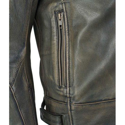 MBW PÁNSKÁ KOŽENÁ MOTO BUNDA PEET 