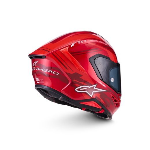 PŘILBA S-R7 A-CORE, ALPINESTARS (ČERVENÁ/BÍLÁ) 2026