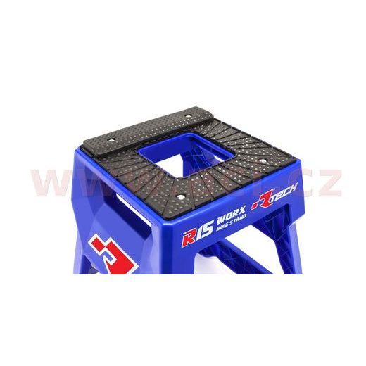 STOJAN MX R15 (TECHNOPOLYMER / HLINÍK), RTECH (MODRÁ/ČERNÁ)