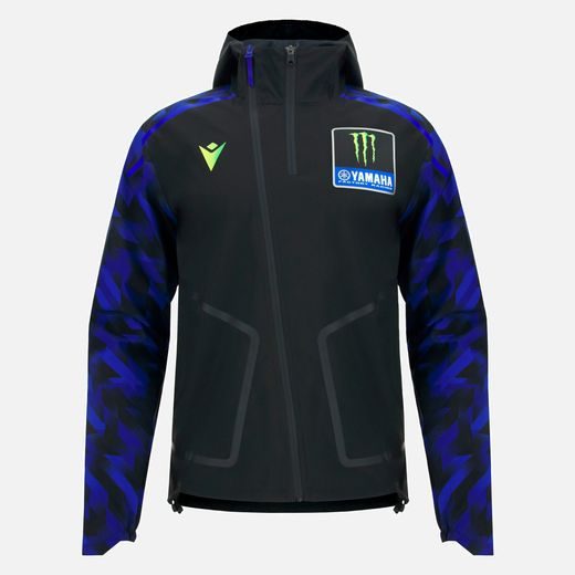 NEPROMOKAVÁ BUNDA FAN GEAR, MONSTER ENERGY YAMAHA (ČERNÁ,MODRÁ)