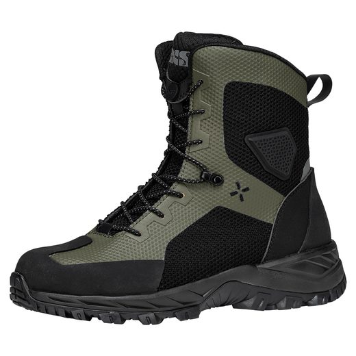 IXS PÁNSKÉ MOTO BOTY VENTURE-AIR 1.0 OLIVOVO ČERNÁ