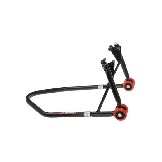 STOJAN NA MOTOCYKL PŘEDNÍ / ZADNÍ, Q-TECH (ČERNÝ)