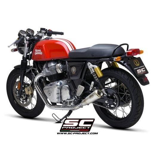 SC-PROJECT PÁR NEREZOVÝCH VÝFUKŮ S1-GP ROYAL ENFIELD INTERCEPTOR 650 (2019–2024)