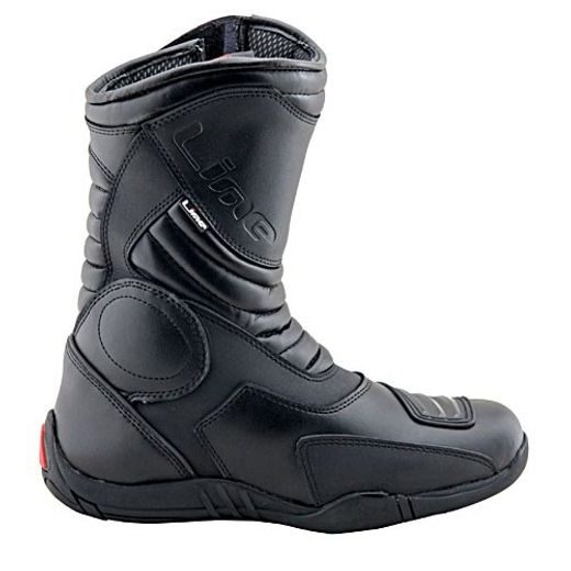 MBW PÁNSKÉ KOŽENÉ MOTO BOTY TR113 ČERNÉ