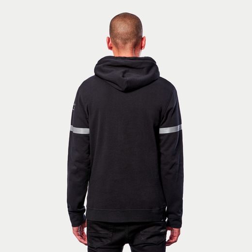 ALPINESTARS MIKINA CLUB HOODIE (ČERNÁ/ČERVENÁ/MODRÁ/ŠEDÁ)