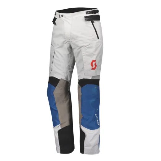 SCOTT DÁMSKÉ TEXTILNÍ MOTO KALHOTY  DUALRAID DRYO ŠEDO MODRÉ