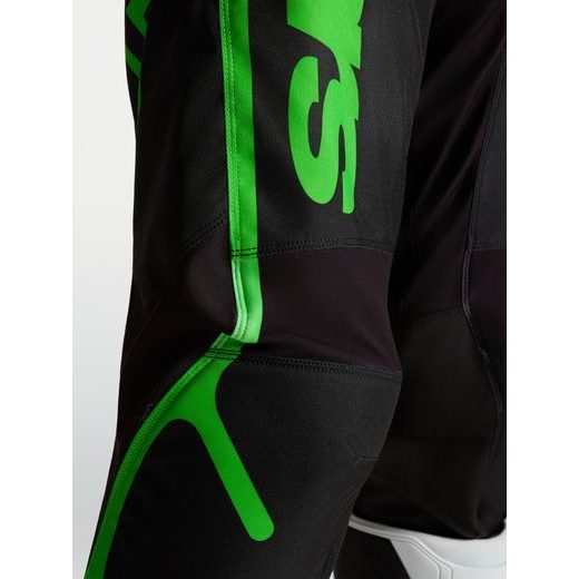 KALHOTY FLUID APEX V2, ALPINESTARS (ČERNÁ/ZELENÁ FLUO) 2027